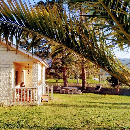 Casa En La Playa De Area Con Finca Privada Viveiro Luaran gambar