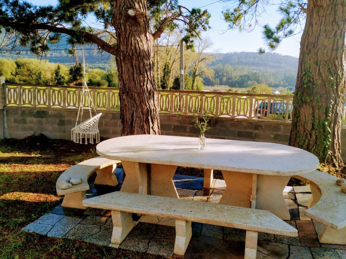 Casa En La Playa De Area Con Finca Privada Viveiro Luaran gambar